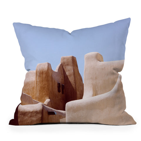 Ann Hudec Colors of Santa Fe Throw Pillow