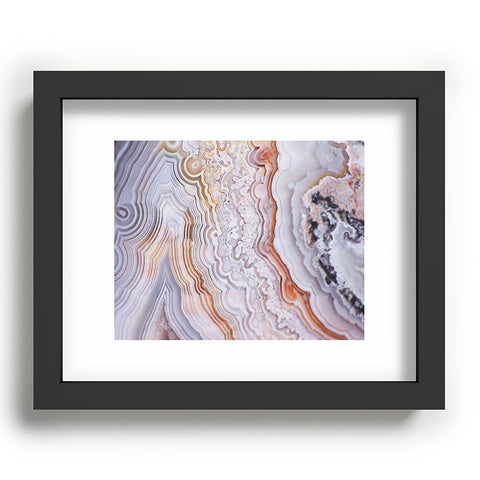 Ann Hudec Crazy lace agate Recessed Framing Rectangle