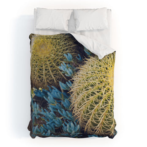 Ann Hudec Desert Cactus Garden Comforter