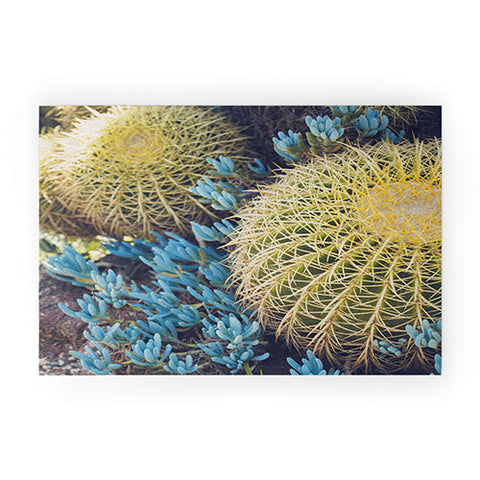 Ann Hudec Desert Cactus Garden Welcome Mat