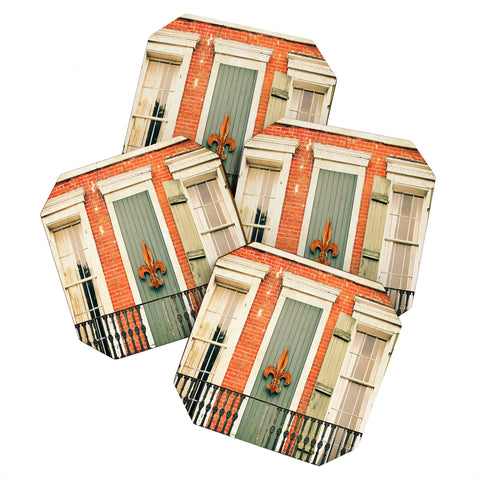 Ann Hudec French Quarter Color No 5 Coaster Set