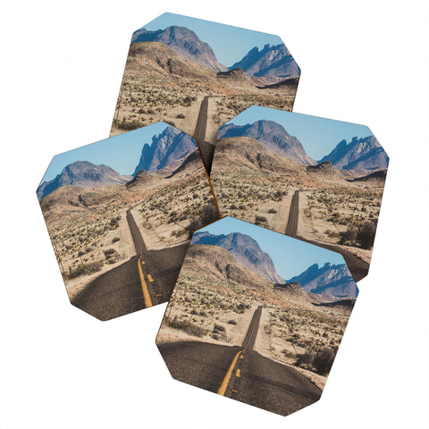Ann Hudec High Desert Highway Coaster Set