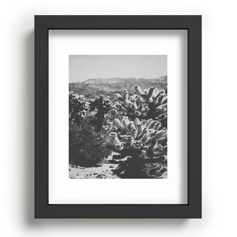 Ann Hudec Joshua Tree Cholla Cactus Recessed Framing Rectangle