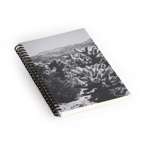 Ann Hudec Joshua Tree Cholla Cactus Spiral Notebook