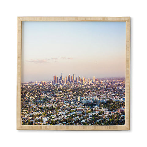 Ann Hudec Los Angeles Skyline Framed Wall Art