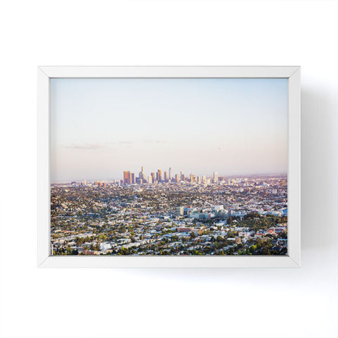 Ann Hudec Los Angeles Skyline Framed Mini Art Print