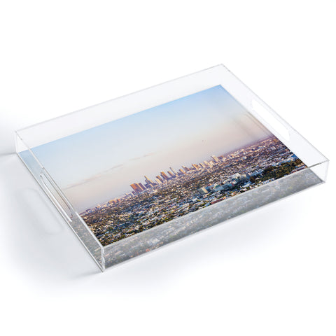 Ann Hudec Los Angeles Skyline Acrylic Tray