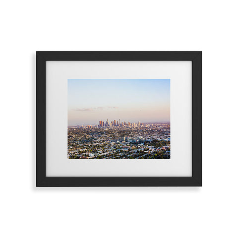 Ann Hudec Los Angeles Skyline Framed Art Print