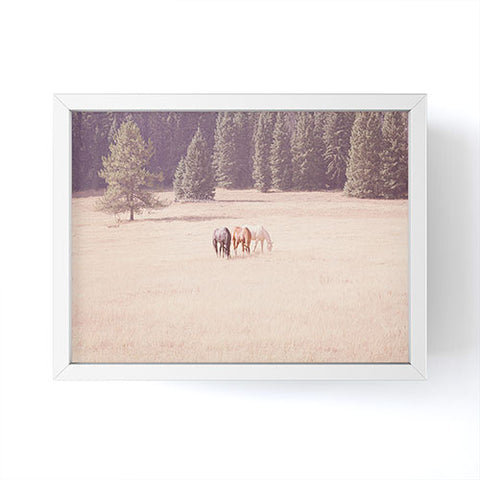 Ann Hudec Montana Horses Framed Mini Art Print