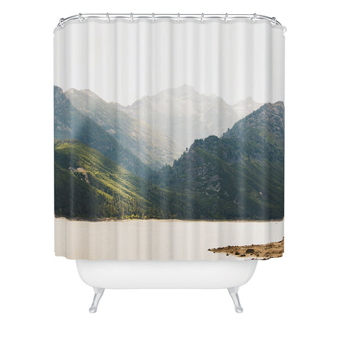Ann Hudec Montana Light Shower Curtain
