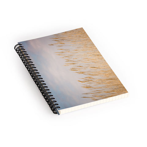 Ann Hudec Nantucket Gold Spiral Notebook