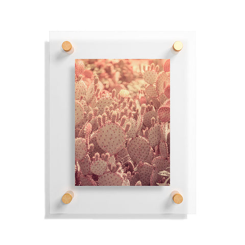Ann Hudec Rose Gold Cactus Floating Acrylic Print