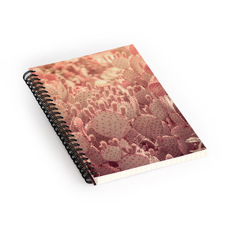 Ann Hudec Rose Gold Cactus Spiral Notebook