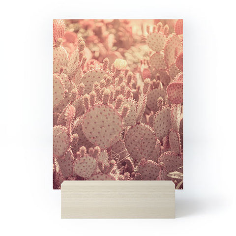 Ann Hudec Rose Gold Cactus Mini Art Print