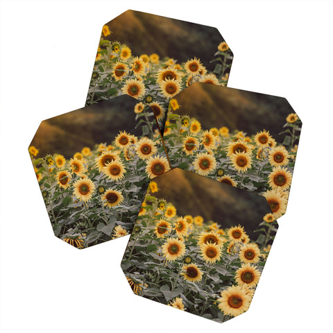 Ann Hudec Sunflower Morning Coaster Set