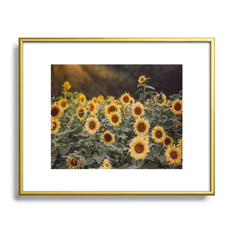 Ann Hudec Sunflower Morning Metal Framed Art Print