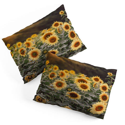 Ann Hudec Sunflower Morning Pillow Shams