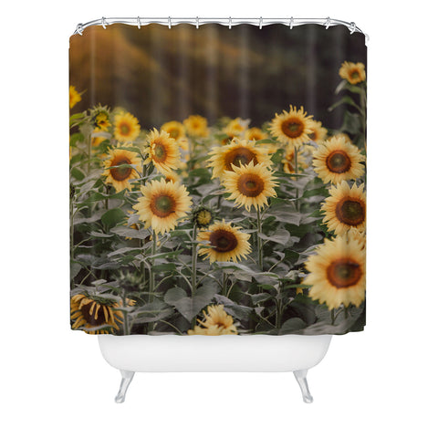 Ann Hudec Sunflower Morning Shower Curtain
