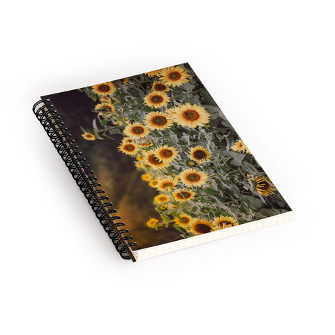 Ann Hudec Sunflower Morning Spiral Notebook