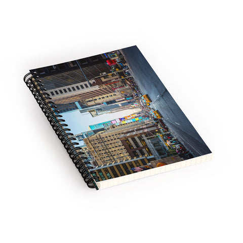 Ann Hudec Sunset Over 7th Ave NYC Spiral Notebook