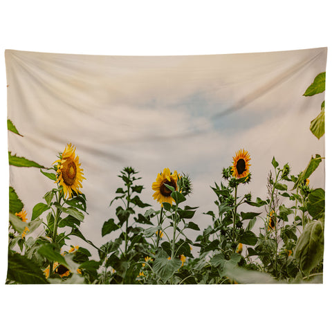 Ann Hudec Texas Sunflower Field Tapestry