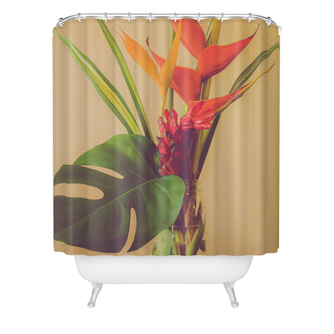 Ann Hudec Tropical Blush Shower Curtain
