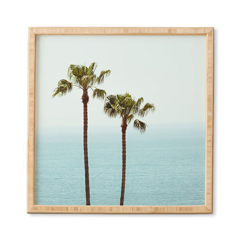 Ann Hudec Two Palms x Laguna Beach Vista Framed Wall Art