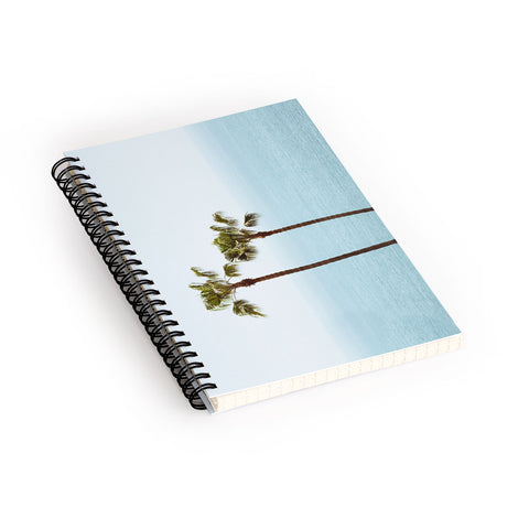 Ann Hudec Two Palms x Laguna Beach Vista Spiral Notebook