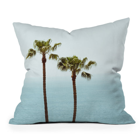 Ann Hudec Two Palms x Laguna Beach Vista Throw Pillow
