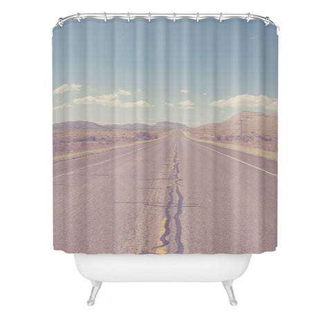 Ann Hudec West Texas Highway Shower Curtain