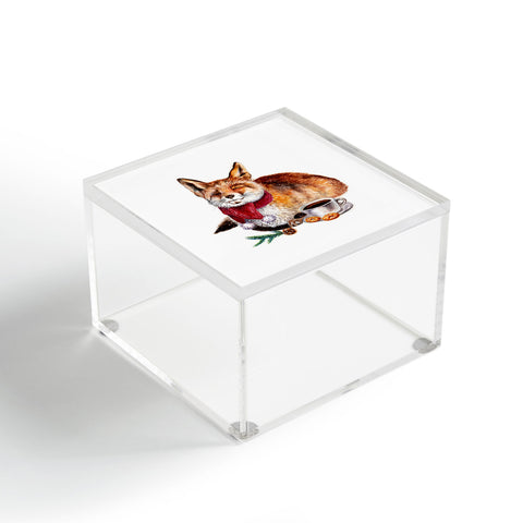 Anna Shell Coffee Fox Acrylic Box