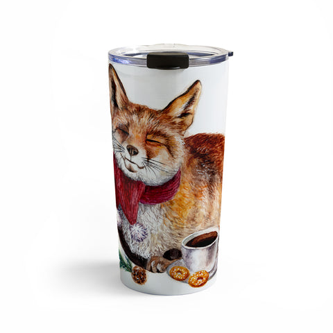 Anna Shell Coffee Fox Travel Mug