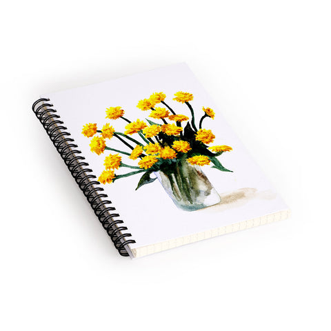 Anna Shell Dandelions watercolor Spiral Notebook