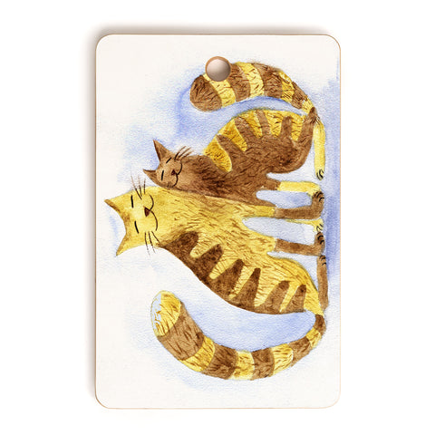Anna Shell Love cats Cutting Board Rectangle