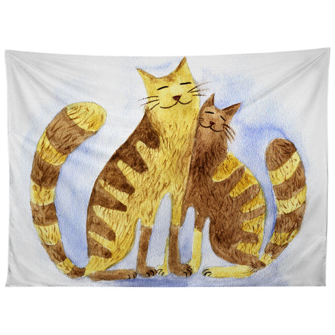 Anna Shell Love cats Tapestry