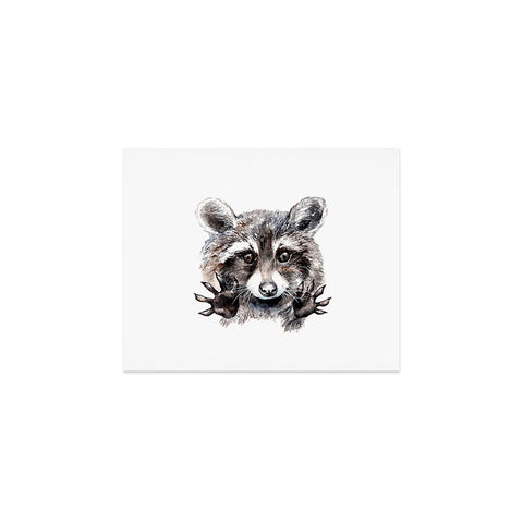 Anna Shell Magic raccoon Art Print