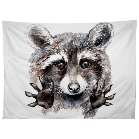 Anna Shell Magic raccoon Tapestry