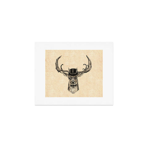 Anna Shell Mr Deer Art Print