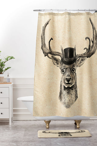 Anna Shell Mr Deer Shower Curtain And Mat
