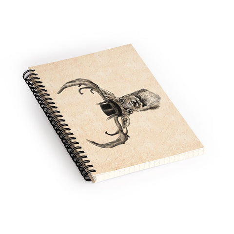 Anna Shell Mr Deer Spiral Notebook