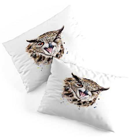Anna Shell Winking Owl Pillow Shams