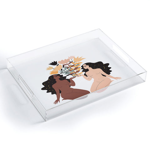 Anneamanda give and receive Acrylic Tray