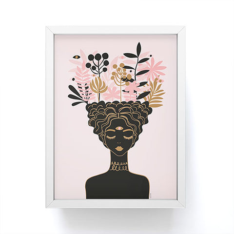 Anneamanda mind garden Framed Mini Art Print
