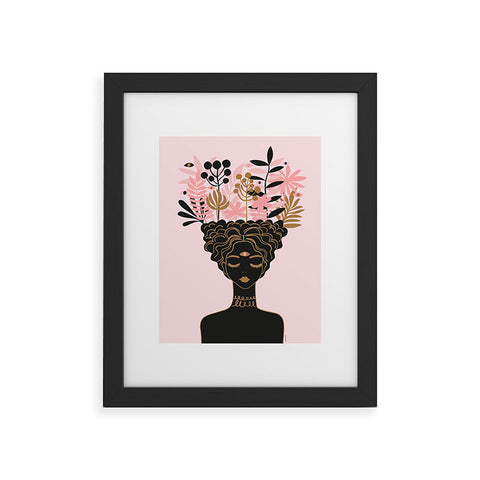 Anneamanda mind garden Framed Art Print