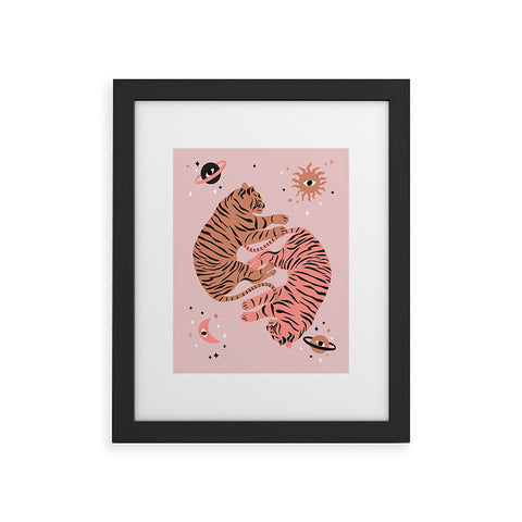 Anneamanda sleeping tigers Framed Art Print