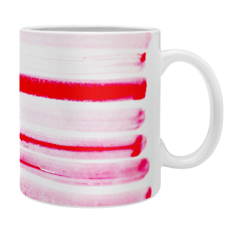ANoelleJay Christmas Candy Cane Red Stripe Coffee Mug