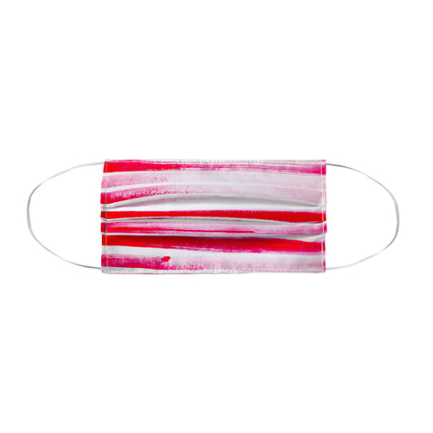 ANoelleJay Christmas Candy Cane Red Stripe Face Mask