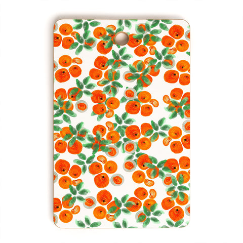 ANoelleJay Fresh Orange Juice Pattern Cutting Board Rectangle