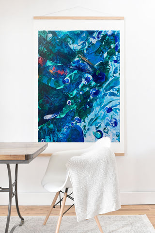 ANoelleJay Look Into The Deep Art Print And Hanger