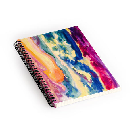 ANoelleJay My Starry Watercolor Night Spiral Notebook